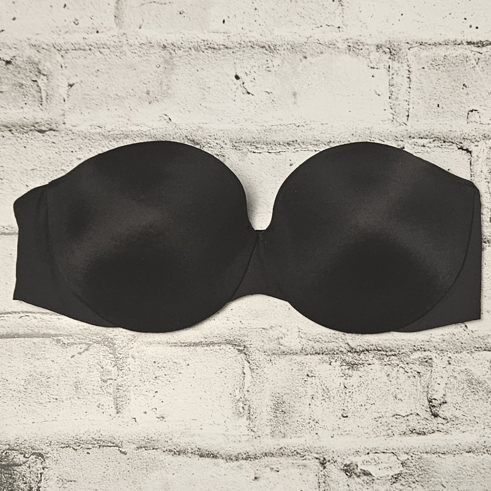 Victoria’s Secret Strapless Bra 36C Black Underwire T-Shirt Bra